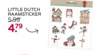 Prenatal Little dutch raamsticker aanbieding