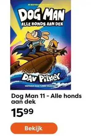 The Read Shop Dog man 11 - alle honds aan dek aanbieding