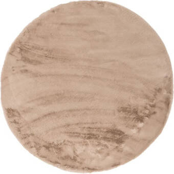 Trendhopper Vloerkleed perry taupe 160 rond aanbieding