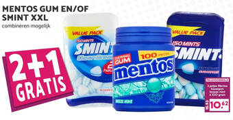 Boon`s Markt Mentos gum en/of smint xxl aanbieding