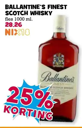 Boon`s Markt Ballantine's finest scotch whisky aanbieding