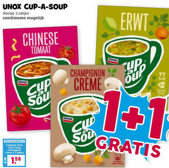 Boon`s Markt Unox cup-a-soup aanbieding