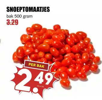 MCD Supermarkt Snoeptomaatjes bak 500 gram aanbieding