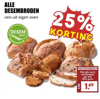 MCD Supermarkt Alle desembroden aanbieding