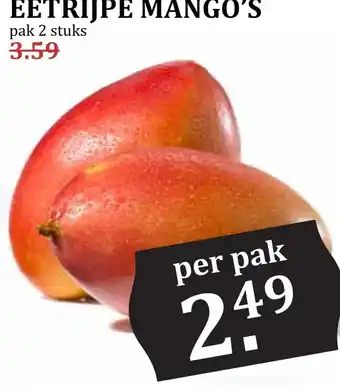 MCD Supermarkt Eetrijpe mango's aanbieding