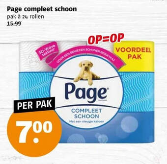 Poiesz Page compleet schoon aanbieding