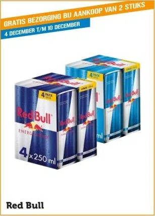 Coop Red bull aanbieding
