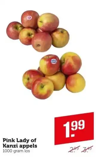 Coop Pink lady of kanzi appels aanbieding