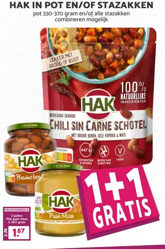 MCD Supermarkt Hak in pot en/of stazakken aanbieding