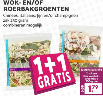 MCD Supermarkt Wok- en/of roerbakgroenten aanbieding