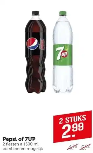 Coop Pepsi of 7up aanbieding