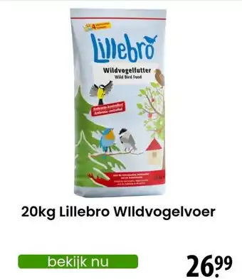 Zooplus 20kg Lillebro Wildvogelvoer aanbieding