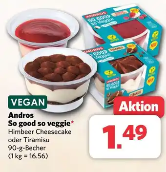 Combi Markt DE VEGAN Andros So good so veggie 90g aanbieding