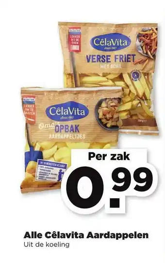 PLUS Alle Cêlavita Aardappelen per zak aanbieding