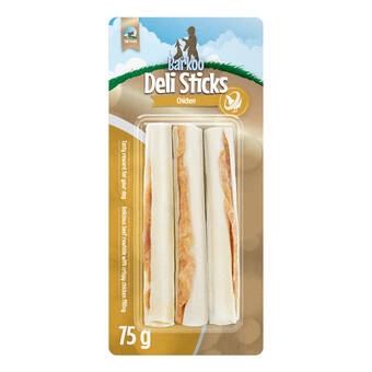 Zooplus Barkoo deli bones voor een probeerprijs! - chicken sticks (75 g) aanbieding