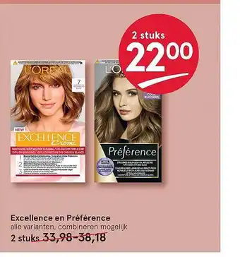 Etos Excellence en Preference aanbieding