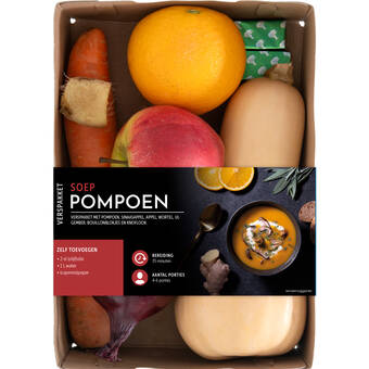 Dekamarkt Fresh & easy verspakket pompoensoep aanbieding