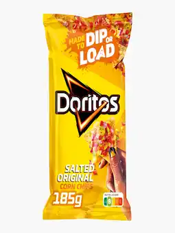 Flink Doritos naturel tortilla chips 185g aanbieding