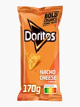 Flink Doritos nacho cheese tortilla chips 170g aanbieding