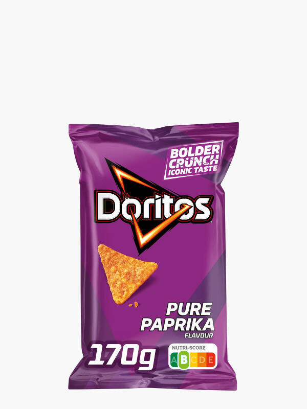 Doritos pure paprika tortilla chips 170g aanbieding bij Flink