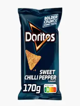 Flink Doritos sweet chilli pepper tortilla chips 170g aanbieding