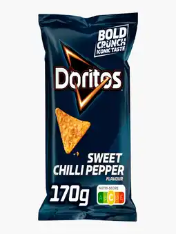 Flink Doritos sweet chilli pepper tortilla chips 170g aanbieding