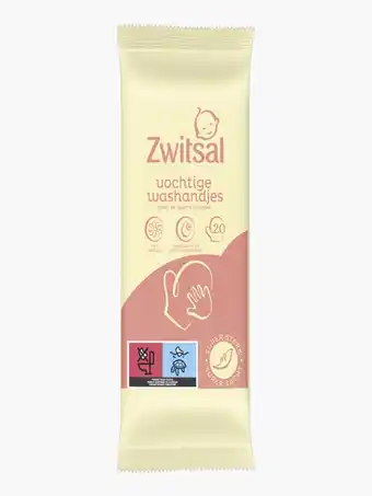 Flink Zwitsal vochtige washandjes 20st aanbieding