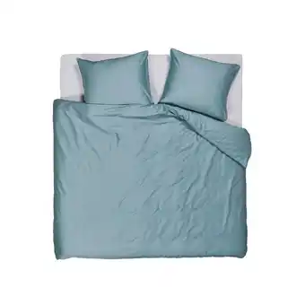 fonQ Beddinghouse dekbedovertrek change blauw grijs - 1-persoons aanbieding