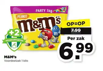 PLUS M&M's 1kilo aanbieding