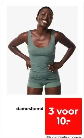 HEMA dameshemd aanbieding