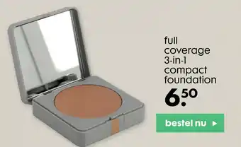 HEMA Full coverage 3-in-1 compact foundation aanbieding