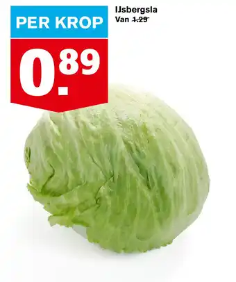 Hoogvliet IJsbergsla aanbieding