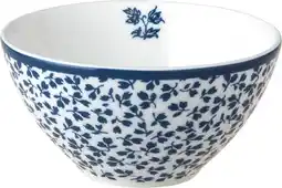 Intratuin Laura ashley schaal floris blauw d 9 h 4,7 cm aanbieding