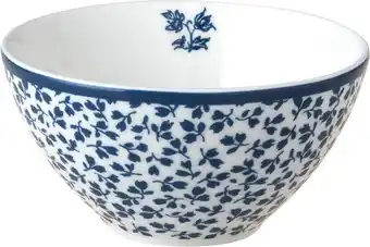 Intratuin Laura ashley schaal floris blauw d 9 h 4,7 cm aanbieding