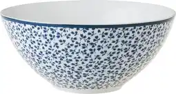 Intratuin Laura ashley schaal floris blauw d 16 h 8 cm aanbieding