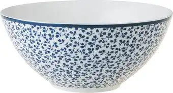 Intratuin Laura ashley schaal floris blauw d 16 h 8 cm aanbieding