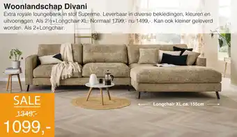 Woonsquare Woonlandschap Divani aanbieding