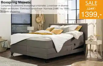 Woonsquare Boxspring Majestic aanbieding