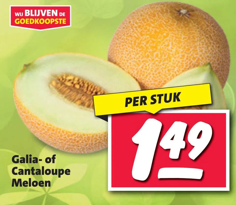Galiaof cantaloupe meloen aanbieding bij Nettorama