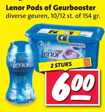 Nettorama Lenor pods of geurbooster aanbieding