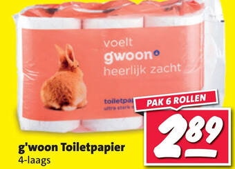 Nettorama G'woon toiletpapier 4-laags aanbieding