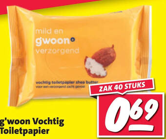 Nettorama G'woon vochtig toiletpapier aanbieding