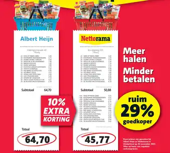 Nettorama Nettorama aanbieding