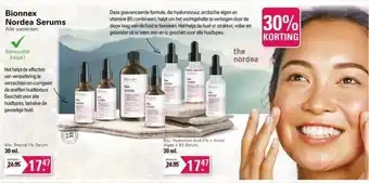 De Online Drogist Bionnex nordea serums alle varianten. aanbieding