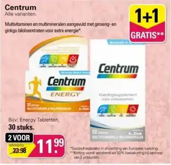 De Online Drogist Centrum alle varianten aanbieding