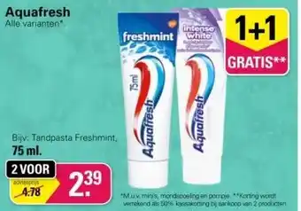 De Online Drogist Aquafresh alle varianten aanbieding
