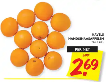 Dekamarkt NAVELS HANDSINAASAPPELEN Net 2 kilo. aanbieding