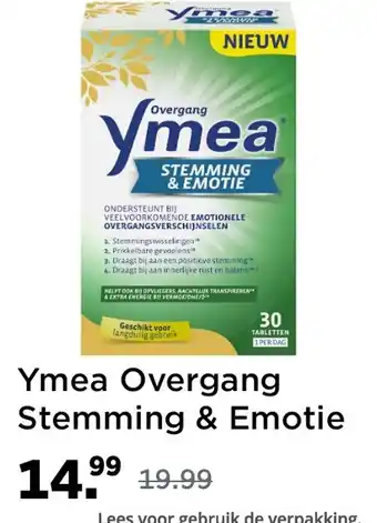 De Online Drogist Ymea Overgang Stemming & Emotie Tabletten aanbieding