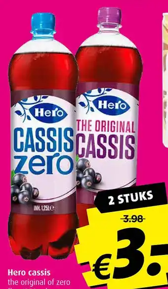 Boni Hero cassis aanbieding