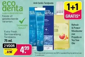 De Online Drogist Eco. denta aanbieding